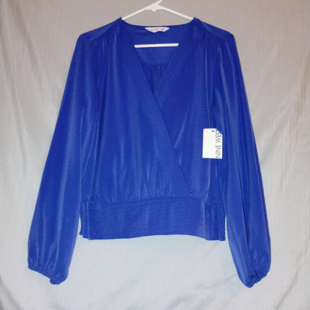 M Nine West Royal Blue Women's Blouse